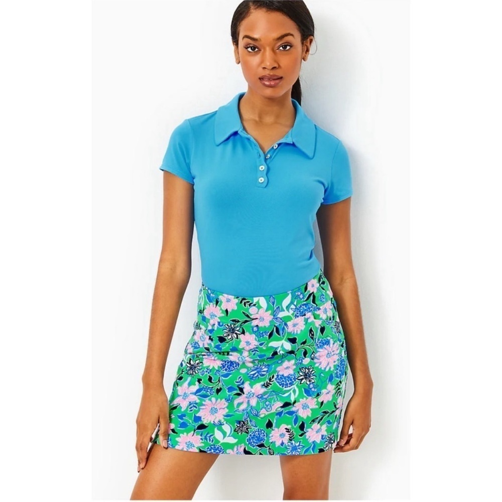Lilly Pulitzer Monica skort UPS 50+ in spearmint golf till you drop size 6 NWT